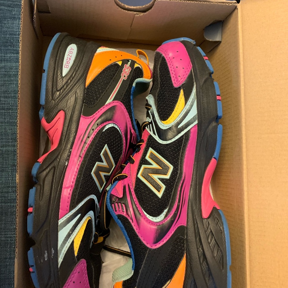 New Balance - Pink, Black, and Blue